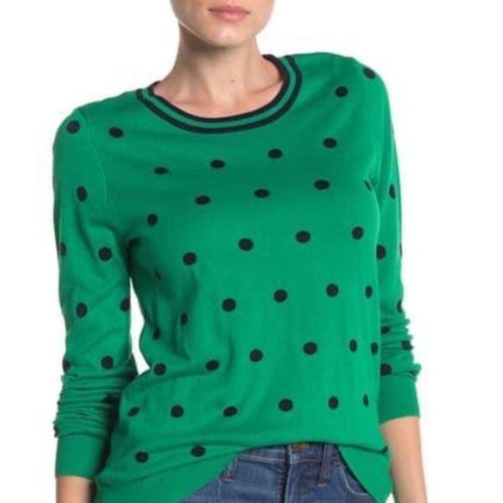 J.Crew Polka Dot Sweater